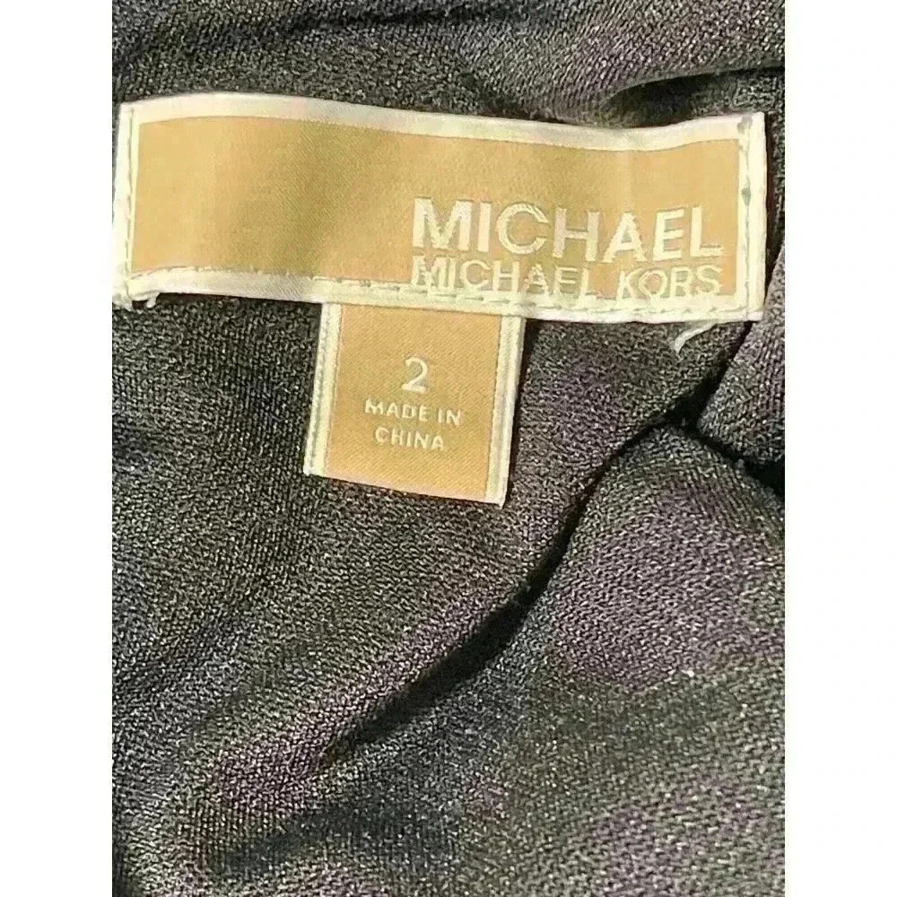 Michael Michael Kors Black Gray Python Print Body… - image 5
